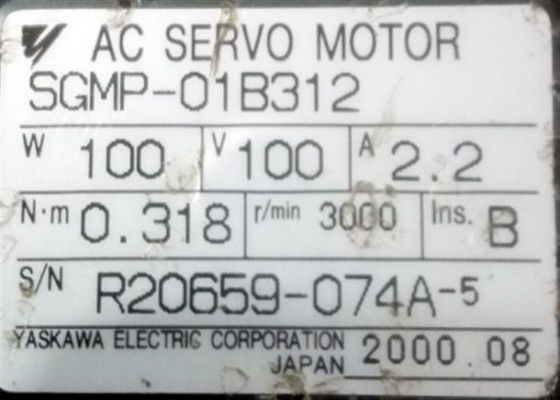SGM-01B312 Marca Yaskawa AC Servo Motor Novo Original Em Caixa 100V