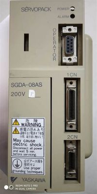 Yaskawa SGDE-08AS 1 Fase 4.4A 200V 750W 1HP Controle de torque de velocidade Servo-condutores AC