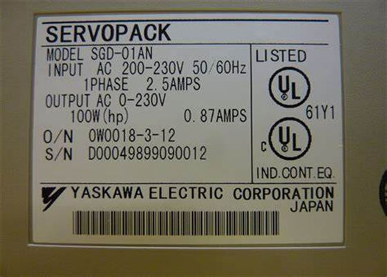 Brand Yaskawa SGD-01AN AC Servo Drives Novo Servopack Original