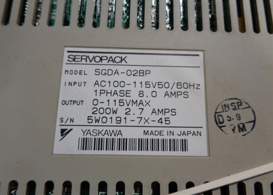 Yaskawa Sigma série SGDA-02BP 100V Servo Drives Nova em caixa