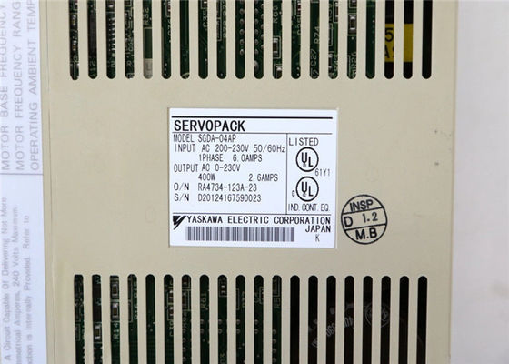 SGDA-04AP Yaskawa Servo Drives Novo em caixa original 200V