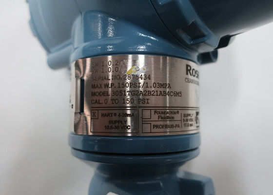 ROSEMOUNT 3051TG2A2B21AB4C6M5 Transmissor de pressão 0-150PSI 10,5-30V-DC
