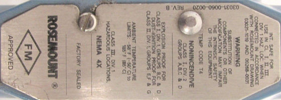 ROSEMOUNT 3051CG4A22A1AB4K5 Transmissor de pressão 300PSI 10,5-55V-DC