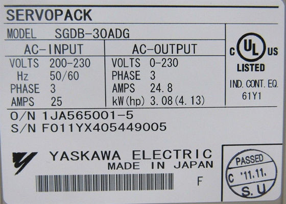 Yaskawa SGDB-30ADG Industrial Servo Drives Original Novo