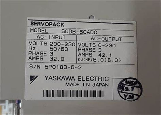 Yaskawa Nova Servo Drive SGDB-60ADG 230V em caixa