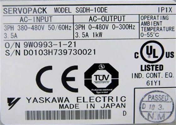 Yaskawa SGDH-10DE AC Servo Amplificador Novo na Caixa Original