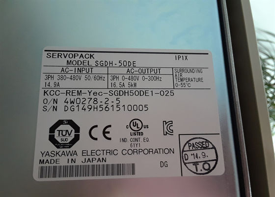 Novos servos da série Yaskawa SGDH-50DE na caixa original