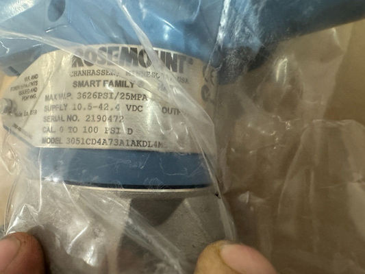 ROSEMOUNT 3051CD4A73A1SKDL4M5 Transmissor de pressão diferencial 0-100 PSI D