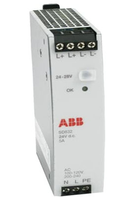 ABB 3BSC610065R1 SD832 Fornecimento de energia 24VDC 5A 100-120/200-240 V 0,45kg