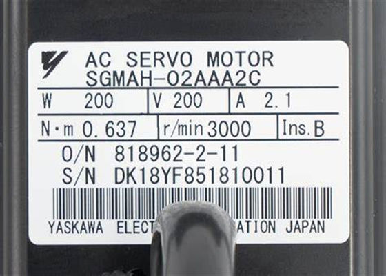 Yaskawa SGMAH-02AAA2C Servomotor Industrial Novo na Caixa