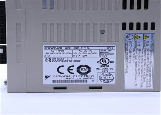 Original Yaskawa SGDS-01F12A Industrial Servo Drive Novo em folha