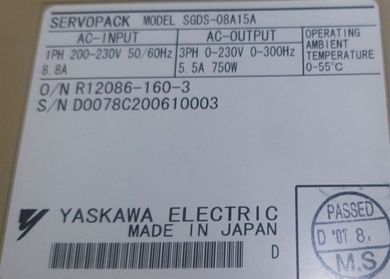 SGDS-08A15A Yaskawa Servo Drive Novo em caixa original 0.75kw