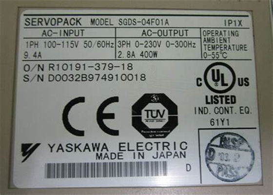 Japão Marca Yaskawa SGDS-04F01A Nova Servo Drive em caixa original