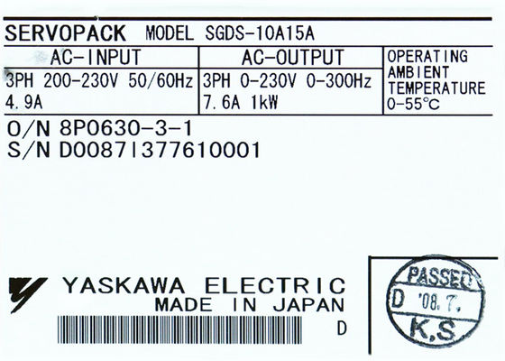 Yaskawa SGDS Série SGDS-10A15A Servo Drives Novos Original
