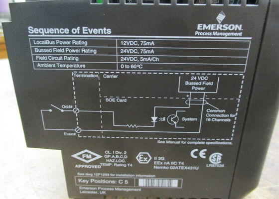 Novo módulo de alimentação Emerson KJ3008X1-BA1 Novo em caixa