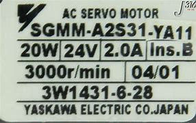 SGMM-A2S31-YA11 Série Yaskawa Sigma Mini Servo Motor Novo