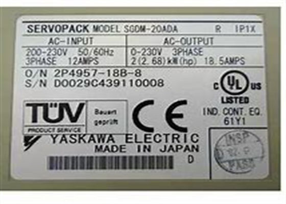SGDM-20ADA Yaskawa Servo Drives Indústria Nova em Original