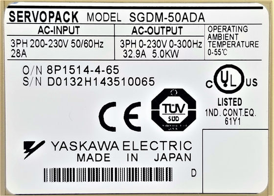 SGDM-50ADA Industrial Servo Drives Novo na Caixa Original