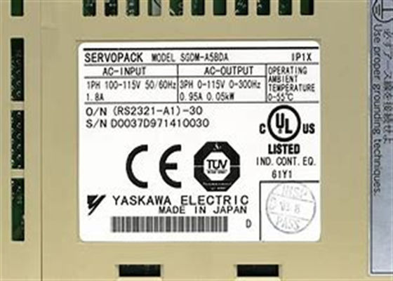 Novíssima Yaskawa Industrial Servo Drives SGDM-A5BDA Original