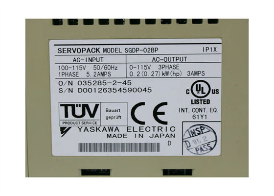 Yaskawa SGDP-02BP Servopack Servo Drives Novo em Original