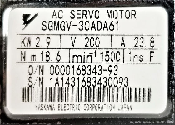 Yaskawa SGMGV-30ADA61 AC Servo Motor Novo na Caixa Original