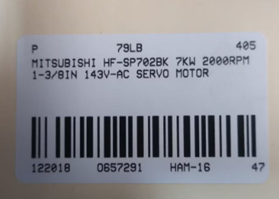 Servo motor Mitsubishi HF-SP702BK 7kw 2.000 rpm 1-3/8 pol. 143 V-CA