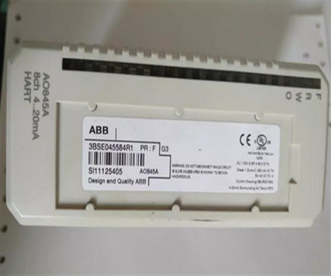 ABB 3BSE045584R1 AO845A Módulo de alimentação de saída analógica redundante ou único