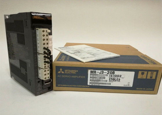 Mitsubishi Melservo MR-J3-20B Industrial AC Servo Drive 200W Saída 170V 1.5A Entrada 200-230V