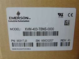 Emerson XVM-403-TBNS-0000 Servomotor Industrial Novo Original