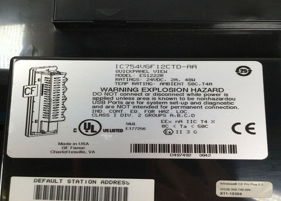 GE IC754VSI12CTD ES1222R IC754VGF12CTD alimentado por um cabo de alimentação de 12 ou 24 VDC