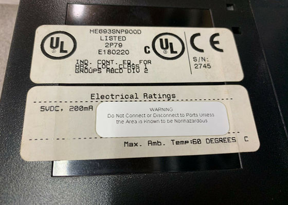 GE Fanuc HE693SNP900 Produto de automação Horner Electric PLC I/O