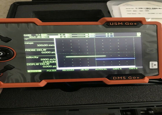 GE USM Go+ Detector de Falhas Ultrassônicas Um detector de falhas flexível que pode ser um medidor de espessura