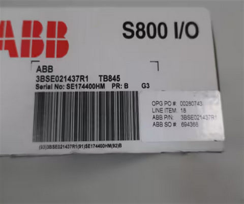 Abb 3BSE021437R1 TB845 S800 Módulo de saída de duplo módulo