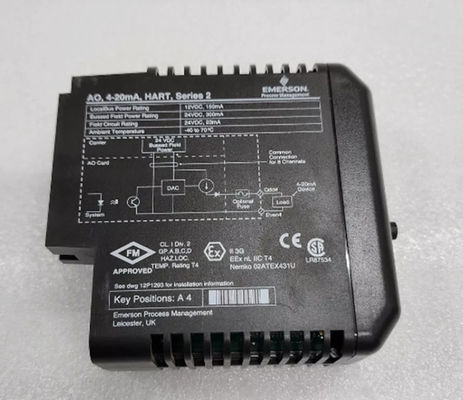 Emerson KL3022X1-BA1 Módulo de saída analógica DeltaV