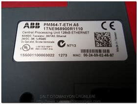 ABB Nova Série Controlador Lógico PM564-T-ETH 128KB Original
