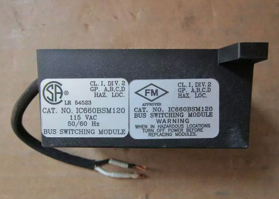 O IC660BSM120 é um módulo de comutação de ônibus do sistema de I/O Genius usado para ligar dispositivos de I/O