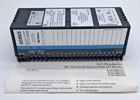O IC660BBD020 é um Bloco Genius I/O, fabricado anteriormente pela GE Fanuc, sob Emerson Automation