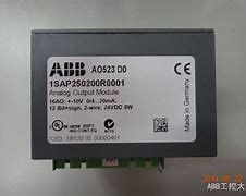 AO523 PLC analógico Output Auto I O Modulo ABB Novo Original em Caixa