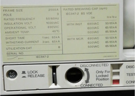 Manual de instruções do Mitsubishi AE630-SW / AE630-SS 3P F TAL ETRBASE-P3 AX10 630A