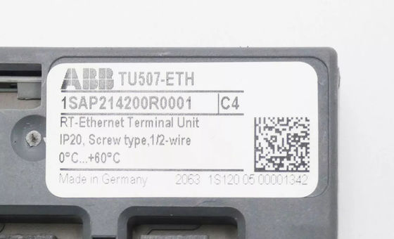 TU507-ETH 1SAP214200R0001 Automatização Digital I O Módulo ABB Novo