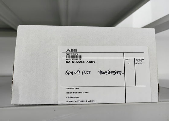 ABB 3C2257, SA NOZZLE ASSY,País de origem Japão, Peças sobressalentes,Peso líquido do produto é 0,452 kg