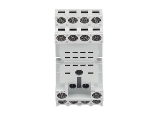 ABB CR-M4SS Soquete padrão para 2c/o ou 4c/o CR-M relés, O soquete CR-M4SS é da gama de relés CR-M (miniatura)
