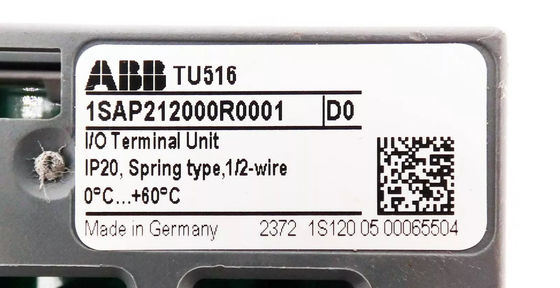 TU516 1SAP212000R0001 Módulo I O Digital 24V Nova caixa ABB