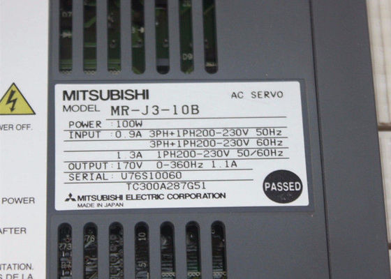 Amplificador servo industrial 100W da movimentação da C.A. da série MR-J3-10B de Mitsubishi Electric MELSERVO MR-J3