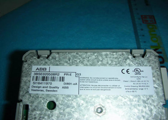 ABB 3BSE020508R2 DI801-eA Entrada digital 24V 16 ch 1x16 ch, isolamento nominal.50V