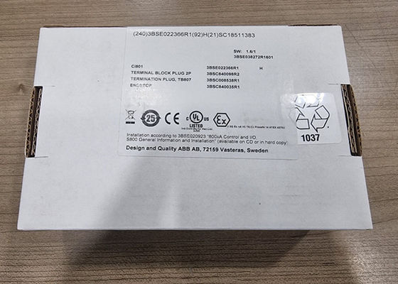 ABB CI801 3BSE022366R1 CI801 PROFIBUS FCI S800 Interface 1pcs Conector de alimentação