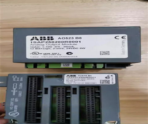 AO523 ABB - Módulo de saída analógica 1SAP250200R0001 Módulo de alimentação redundante