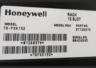Honeywell PLC Module TK-FXX132 Slot Chassis Revestido 13 Amp Tamb Max=60 C