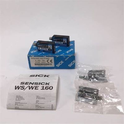 SICK WS/WE160-F440 Sensor óptico plástico vermelho visível de 680 nm com 15 mm