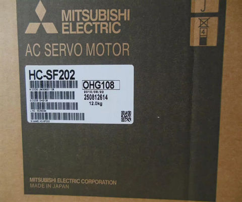 HC-SF202 Mitsubishi 2000rpm 2kW HC-MF Série Servomotor Industrial